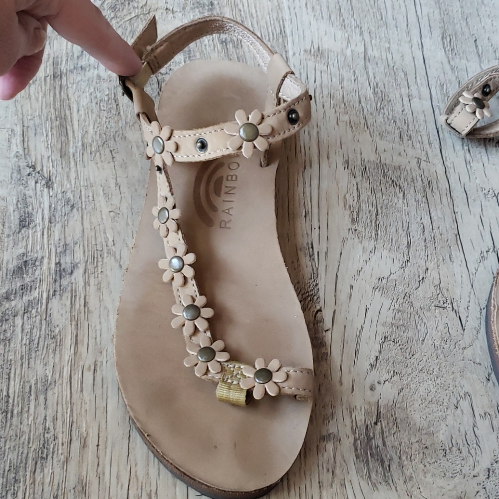 Rainbow Sandals Daisies